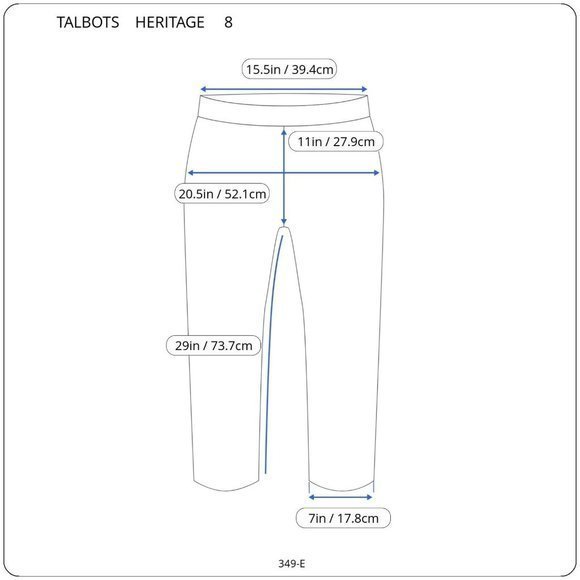 Talbots Heritage Slim Skinny Crop Pants High Rise Red‎ Blue Stretch 8 - Picture 3 of 12